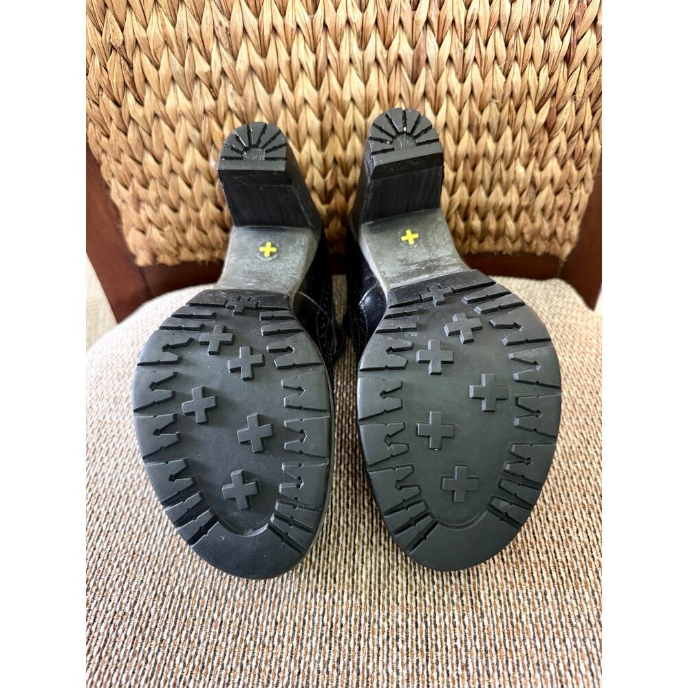 Vintage Dr. Martens Orla Mary Jane Heels Black Leather 90s Grunge EU 37 US 6 - Picture 5 of 7